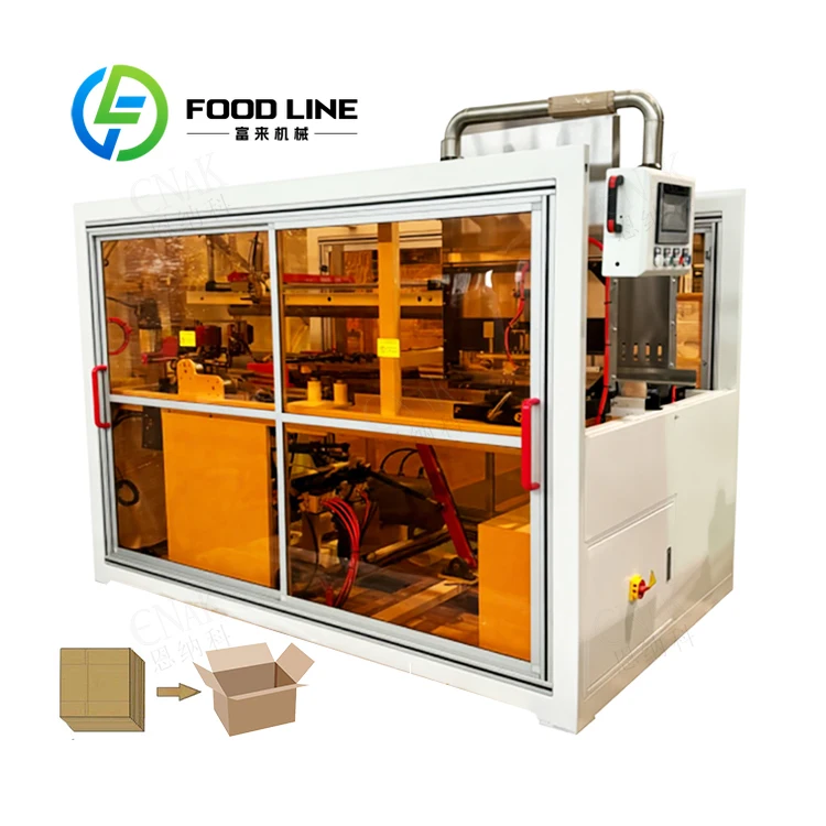 Packing Machinery Fully Automatic Horizontal case Erector Machine for Packaging Line