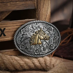 Western Belt Buckle Initial Vintage-Cowboy Rodeo Silver Large Skull Belt Buckle for Men Women