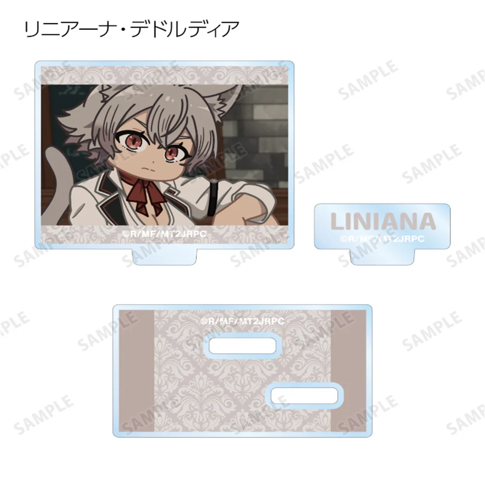 10CM hot Mushoku Tensei Acrylic Stand Keychain Model Cosplay Characters Ornament Accessories Goods Collection Gifts