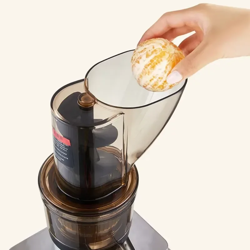 for Commercial Use 1200W High Power Slow Juicer Machine with Large Inlet for Whole Fruit Apple Pear Orange Cold Press