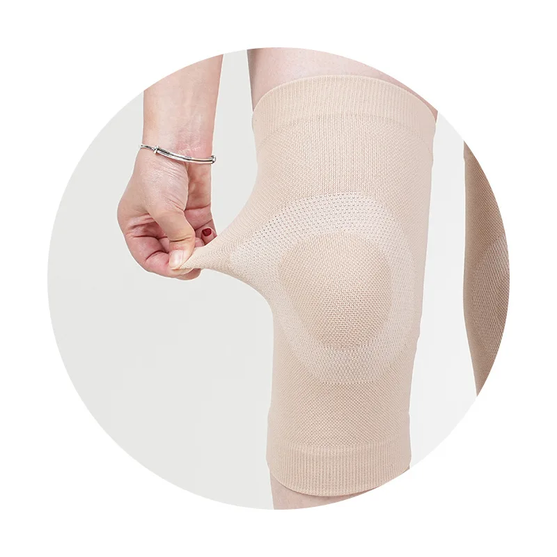 1 زوج رقيقة جدا الركبة دعم واقية الركبة مرونة الحرارية الدراجات تشغيل حامي الغضروف المفصلي التهاب المفاصل الضرر واقية #6