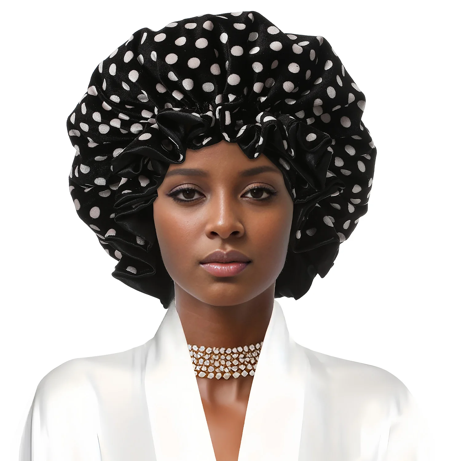 2024 Winter New Velvet Top Knotted Hijab Turban Hat African Women Bandana Bonnet Cap Muslim Islamic Head Wrap Hat Headscarf