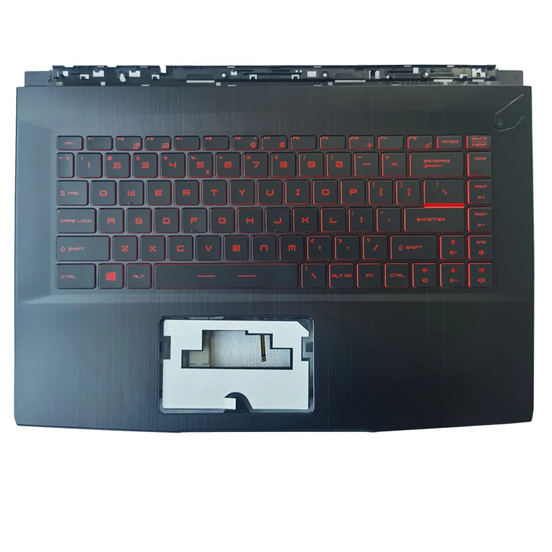 New Laptop English Keyboard For MSI GF65 16W1 GF65VR US Keyboard With Palmrest Upper Cover With Backlit