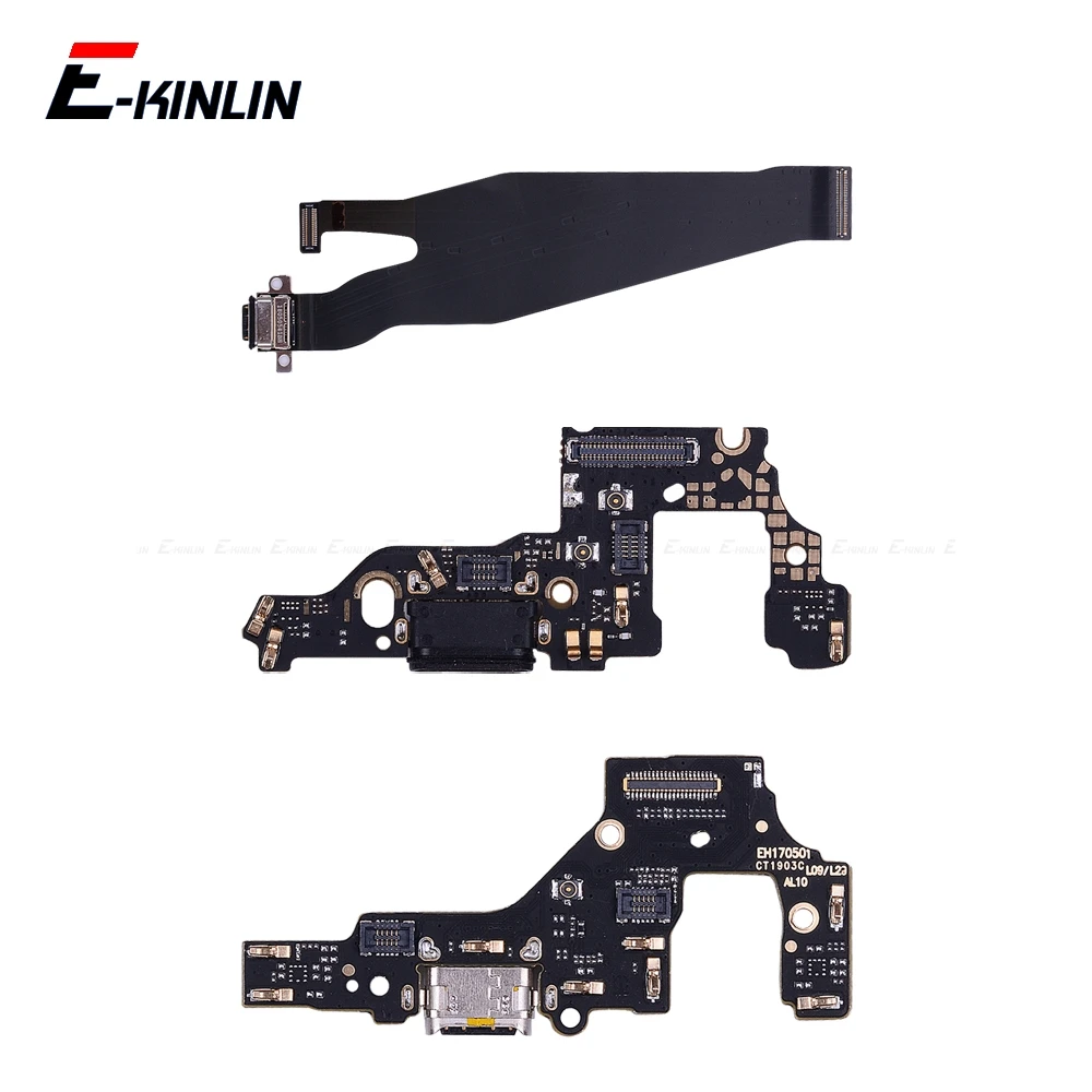 Charger USB Dock Charging Dock Port Board Mic Microphone Flex Cable For HuaWei P30 P20 Pro P10 P9 Plus Mini P8 Lite 2017