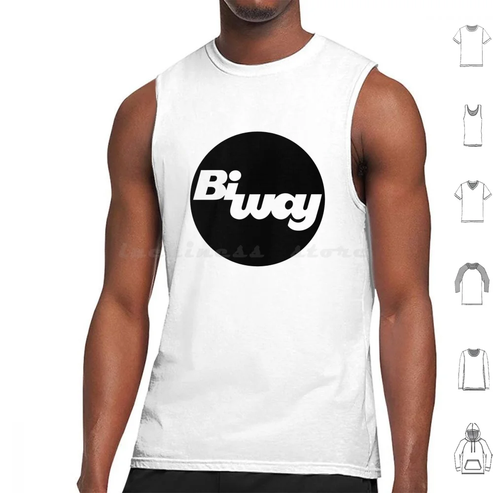 Biway ( Circle Logo ) Tank Tops Vest Sleeveless Beaver Lumber Canada Ontario British Alberta Saskatchewan Quebec Newfoundland