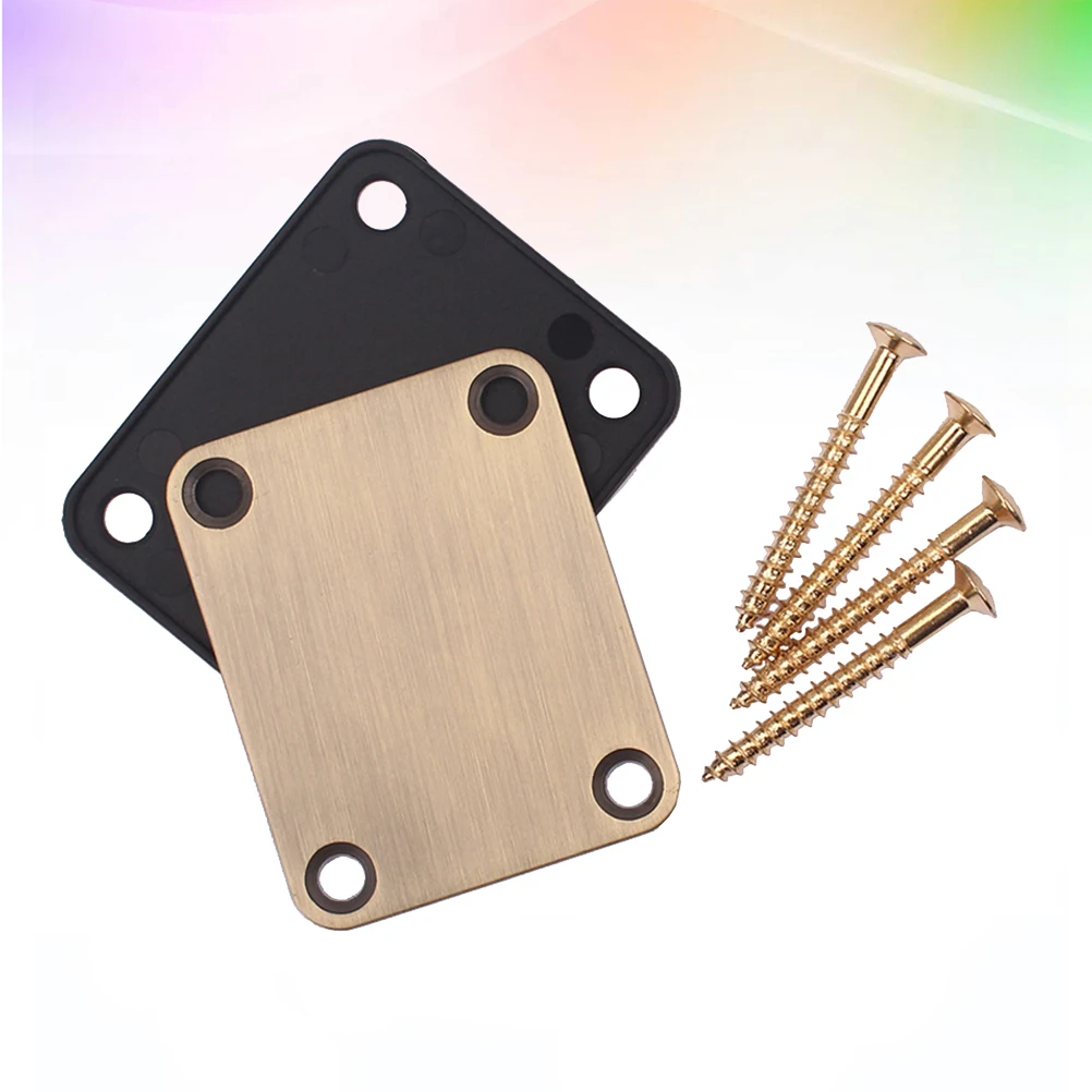 

Reinforcement Plate Screw Set Electric Guitar Replacement Part Neck Accessory