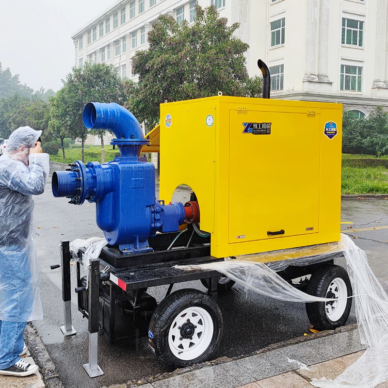 Flood Control Pump Electric 11Kw 3 Phase 4 Pole Cast Iron Volute Semi Open