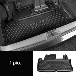 For Toyota Sienna Trunk Mat TPE Waterproof Floor Mat 2011~2023 Sienna Interior Accessories