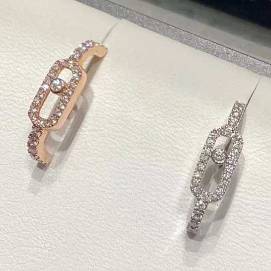 

925 Sterling Silver High Quality U Shaped Horseshoe Connection Drop Earrings For Women Fashion Classic Luxury Brand Jewelry Gift