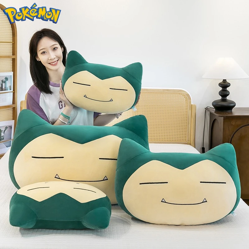 

55/65/80 см большой размер Pokemon Snorlax ‌ Плюшевые игрушки Каугон Кавайный мультфильм аниме плюшевая подставка удобная мягкая кукла детский подарок