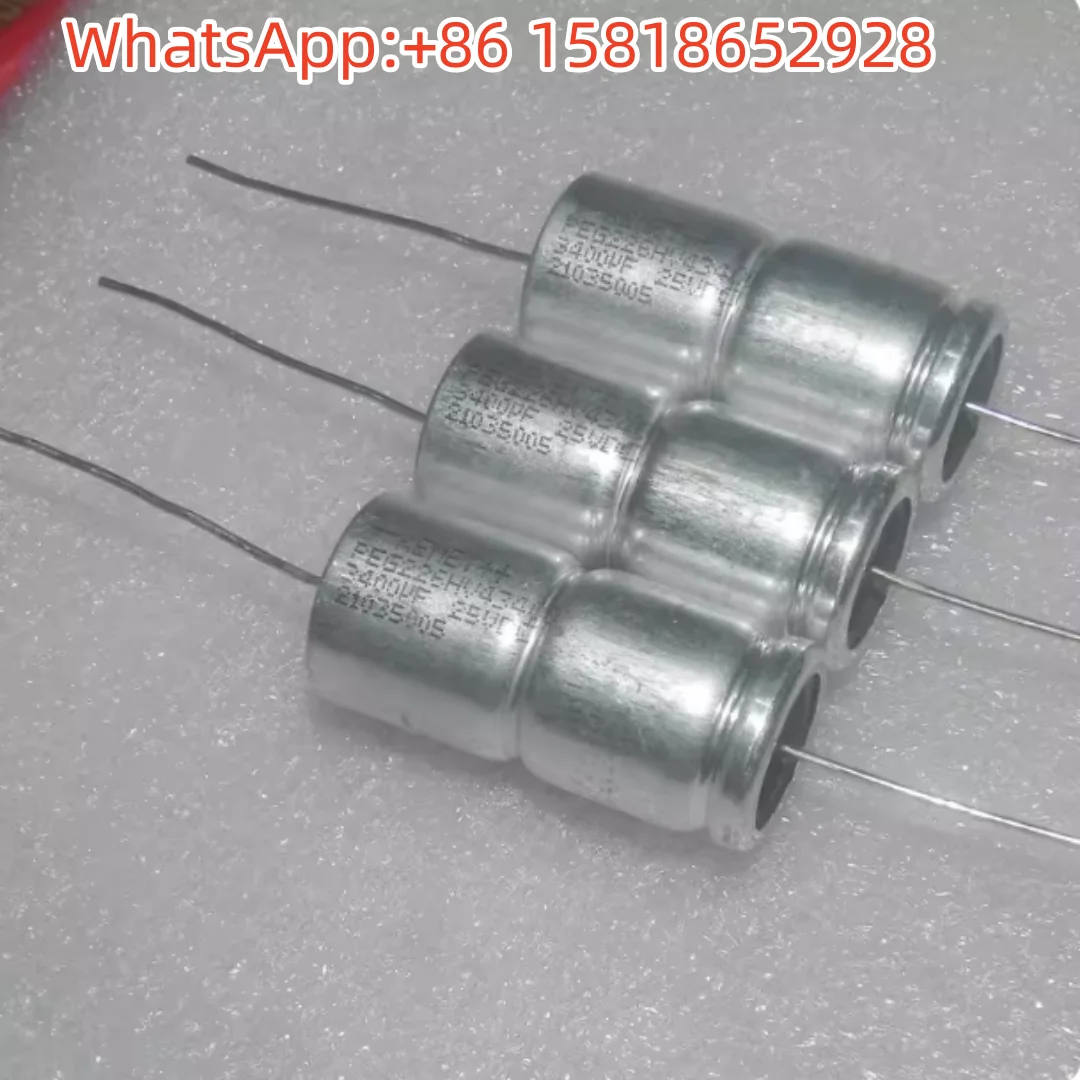 2pcs RIFA Lifai KEMET PEG226 25V 3400UF Replacement for 3300UF Copper Lead Axial High-End Filter Capacitor