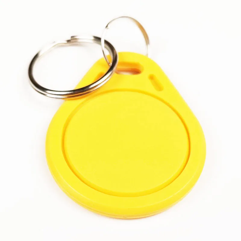 10Pcs RFID Keytags Mifare 13.56MHz 14443A M1 S50 Small Smart IC Key Ring Tag Keyfob Token Nfc Access Control Keycard