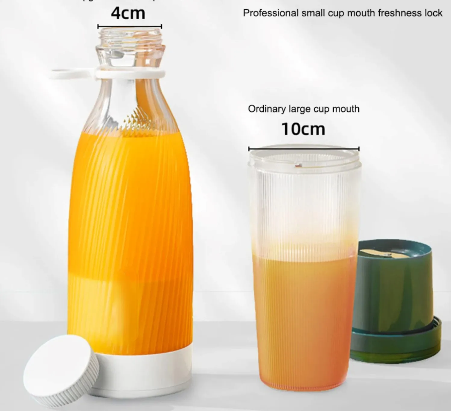 Spremiagrumi ricaricabile da 500 ml, spremiagrumi, 6 lame, frullatore personale, succhi, frullati, frullati