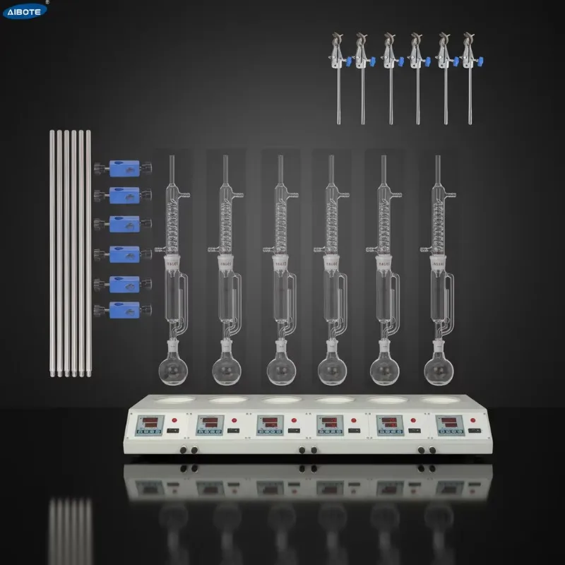 500ml 6-Position Heating Mantle Round Bottom Flask Boiling Heating For Laboratory