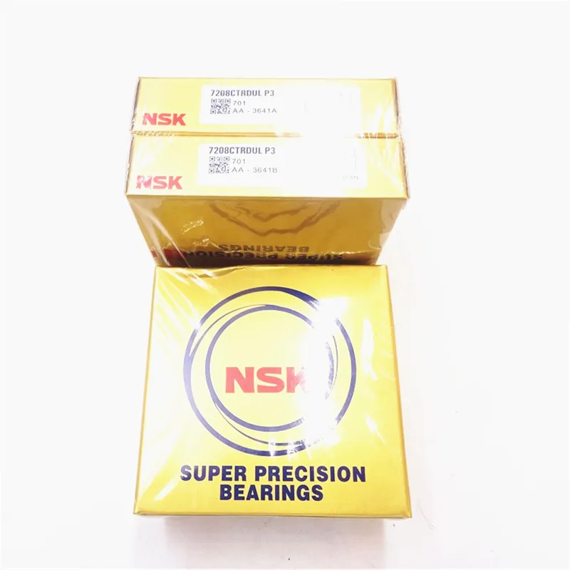 

NSK Brand 1 Pair 708 708C 2RZ P4 DT 8x22x7 708C Sealed Angular Contact Bearings Speed Spindle Bearings CNC ABEC-7