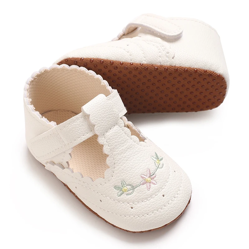 0-18M Baby Mädchen Prinzessin Schuhe Niedlich Gedruckt Weichen Stoff Unten Anti-rutsch Frühling und Herbst Prinzessin Schuhe erste Schritt Schuhe – Detail 23