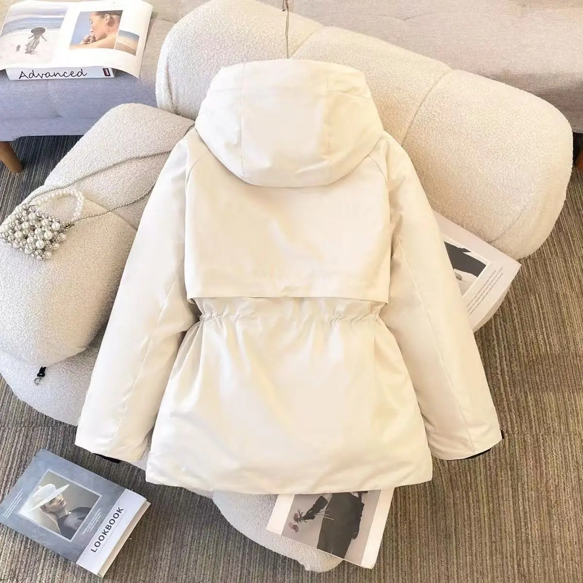 Winter Cotton Padded Jacket Women Clothes High Quality Warm Thick Parka Snow Suit Windproof Coats Outerwear Long-Sleeve Top