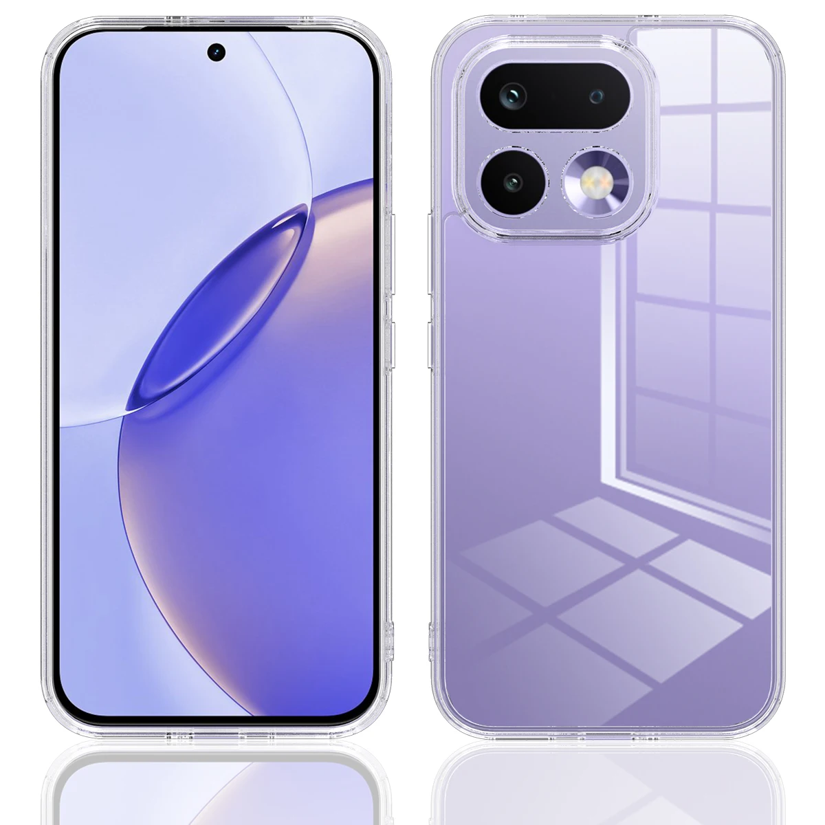 Coque pour Realme 16 Pro / Pro+ en acrylique transparent, protection anti-rayures pour appareil photo, coque rigide pour Realme 16 Pro Plus