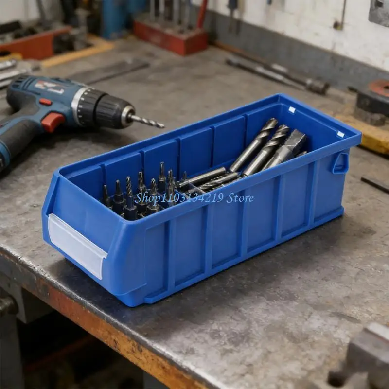 N5KC Portable Workshop Box With Reinforced Structure And Spacious Design Tool Storage Case For Professional Tool Management