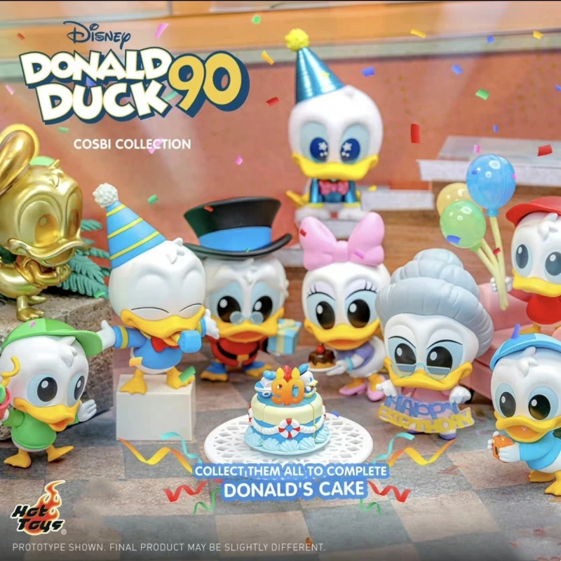 

Disney слепая коробка, натуральная серия «Дональд Дак», 90-летие, аниме-фигурка, сумка для догадок, загадочная коробка, игрушки, рождественский декор, подарки