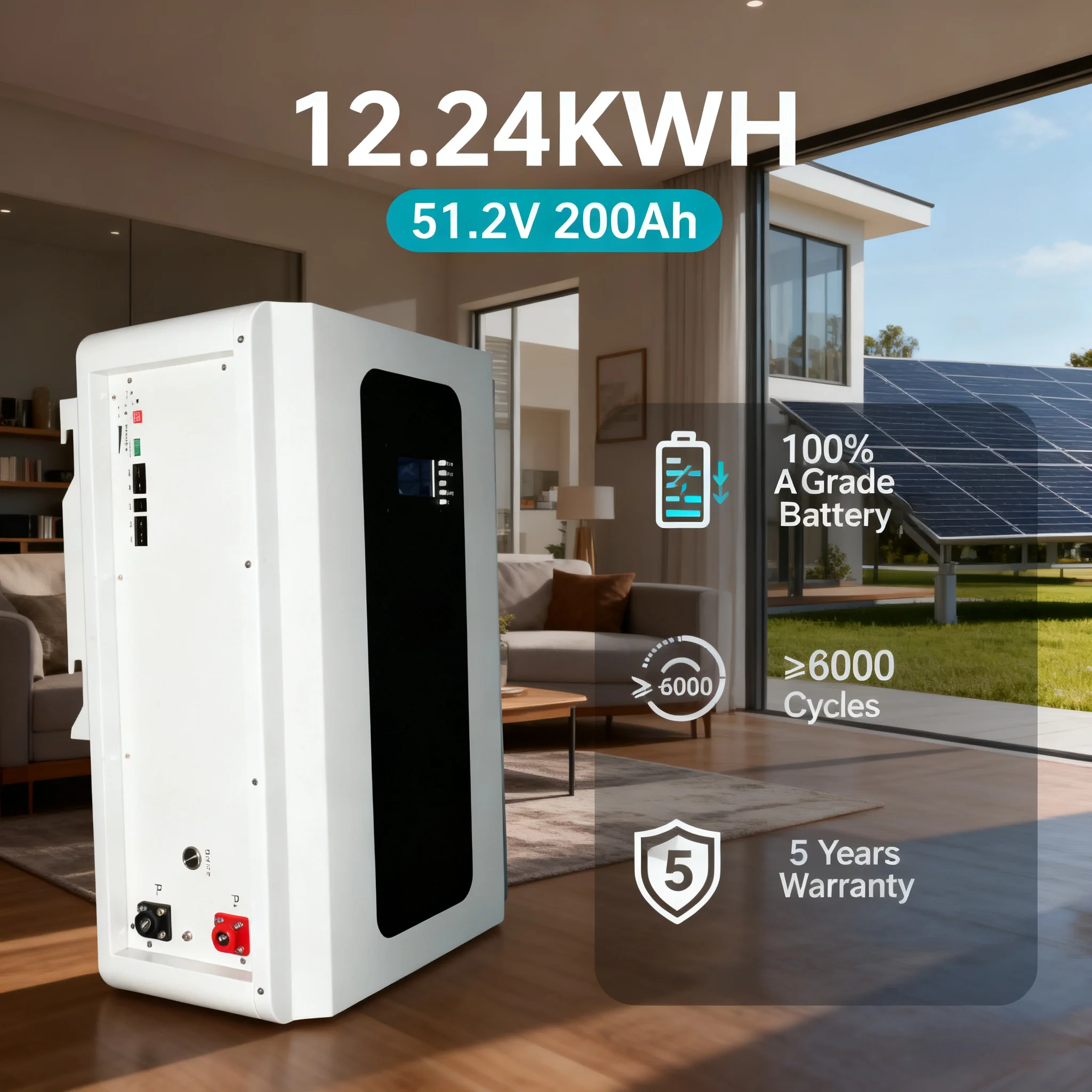 Batteria LiFePO4 da 10 kW 51,2 - Home Backup Battery 10Kwh Lifepo4 recensione e prezzo
