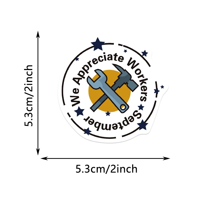 50PCS American Labor Day Graffiti Stickers DIY Water Cup Computer Notebook Guitar Skateboard Festive Memorial Graffiti Decals