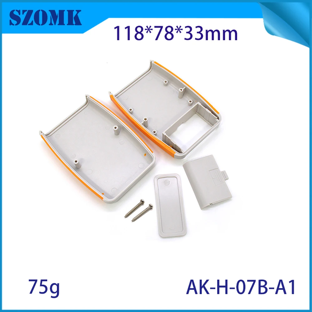 Custodia per batteria da 9v custodia portatile custodia portatile in plastica scatola per progetti da 118*78*33mm scatola per strumenti a guscio per