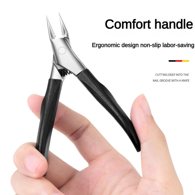 Professioneller, multifunktionaler, arbeitssparender Nagelknipser, Präzisionsspitzenschere für eingewachsene Zehennägel, dicke/harte Zehennägel