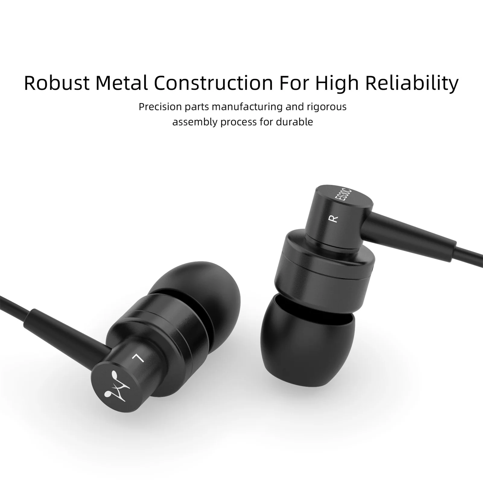 Наушники-вкладыши SoundMAGIC ES30C, проводные наушники с микрофоном и дистанционным управлением, с Hi-Fi звуком, с шумоизоляцией, для Android