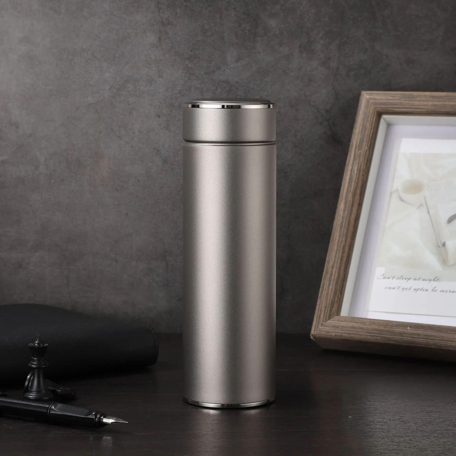 

Термос из чистого титана, 420 мл, с ситечком для чая, двухслойный вакуум, антибактериальная и консервирующая посуда для напитков, деловая бутылка для воды