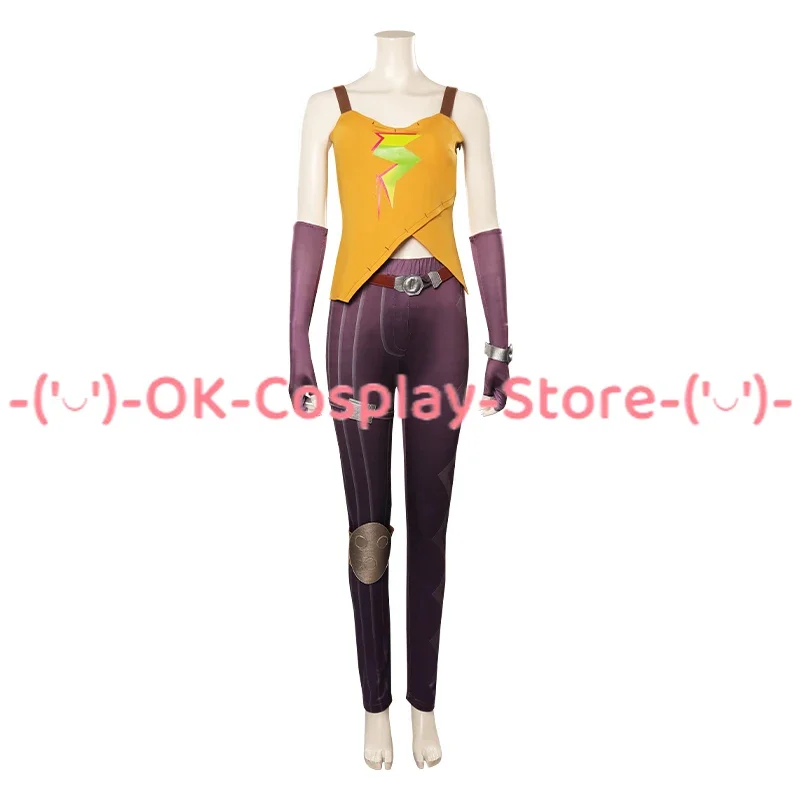 Game LOL  Zeri Cosplay Costume Women Fancy Party Suit Coat Top Pants Halloween Carnival Uniforms Custom Made