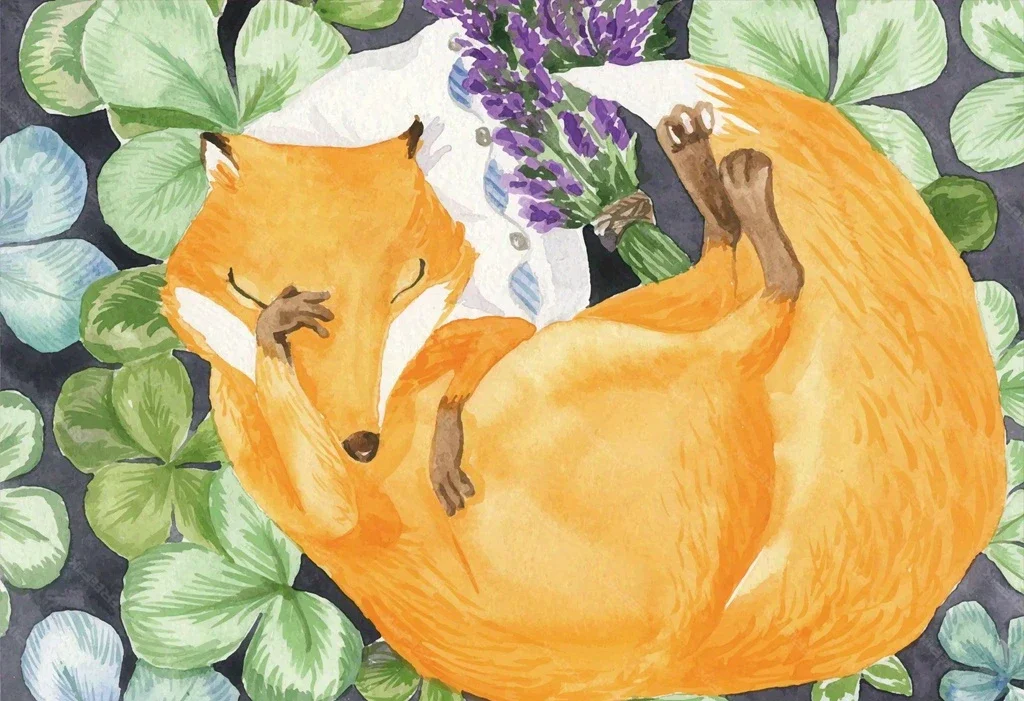 

Fox and Clover 300/500/1000 Pcs Jigsaw Wooden Puzzle for Party Gameroom Bedroom Livingroom Decor Difficulty Challenge Game