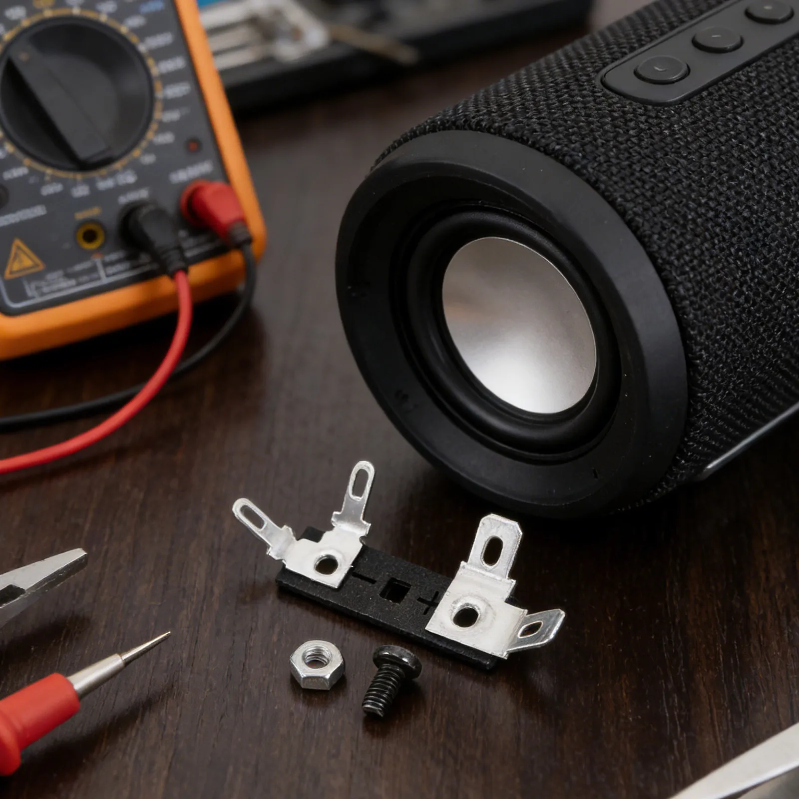 15Pcs Speaker Terminal Block Stereo Speaker Connector Spring Woofer Terminal Strip Push Release Connector Plate for Amplifier