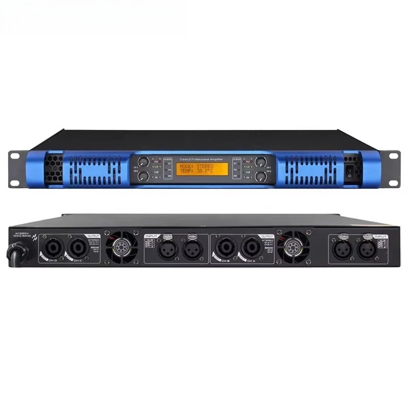 Amplifier 4-Channel Digital Class D Professional [XX]Conference Room Audio