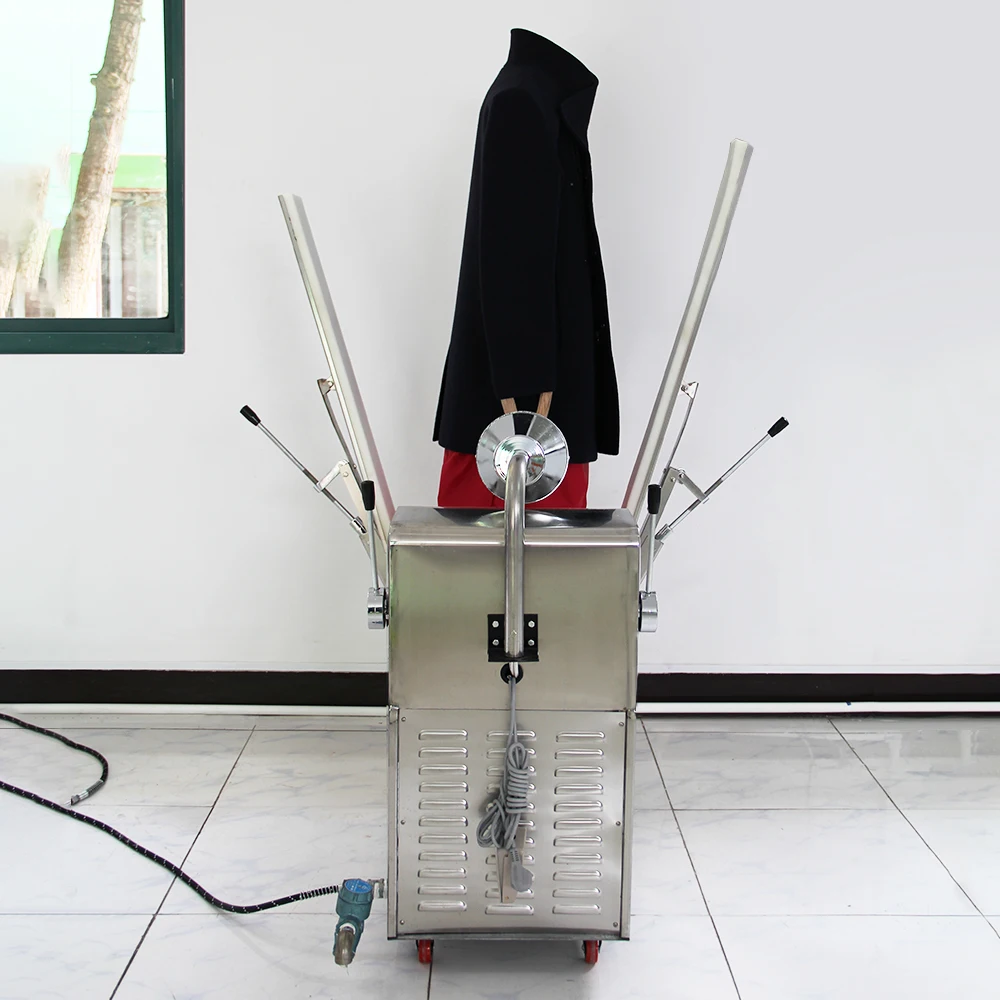 

Professional 220V Electric Fuel Automatic Shirt Ironing Machine Commercial Laundry Equipment With Garment Form Finisher