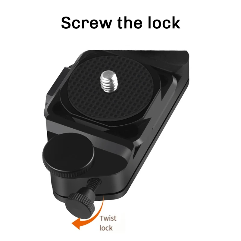 Camera Belt Clip Waist Camera Waist Buckle With Quick Release Camera Mount Adapter Compatible With Sony/Canon Camera-A22K