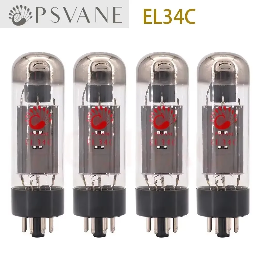 PSVANE EL34-C Vacuum Tube Precision pairing Valve Replaces EL34 EL34B 5881 6L6G 6CA7 6P3P KT77 Electronic tubes For Amplifier
