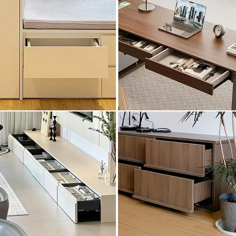 Best Smart Electric Drawer Sliding Track Cabinet Induction Remote, Control Touch Rebound Guide Rail Hardware for Bedroom Display