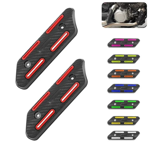 Protector térmico de escape para motocicleta, cubierta protectora para KTM SXF EXCF SMR 250 350 450 500 Yamaha Honda Kawasaki Suzuki Universal