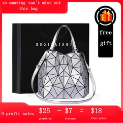 New Bags For Women 2024 Luxury Bucket Designer Fashion Messenger Crossbody Bag Ladies Geometric Shoulder Handbags Tote Bag Purse