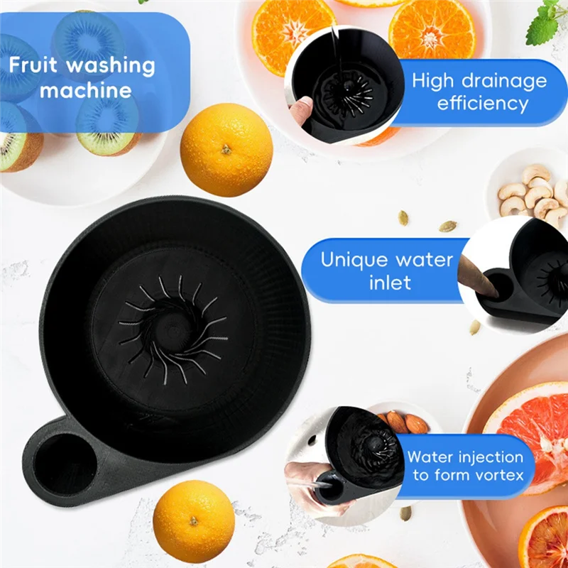 A24P 果物と野菜の洗濯機野菜洗濯排水パンポータブル高速クリーニング新鮮な農産物