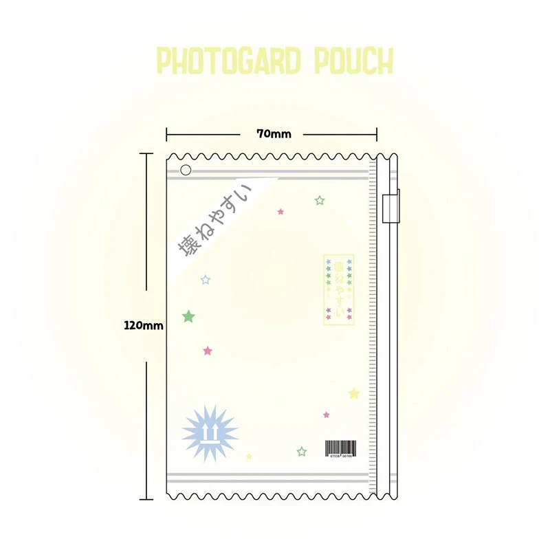 Saco Transparente bonito dos Doces, Kpop Cartão Mangas, Photocard Titular, Filmes de Cartão, Game Cards Protector, 3"