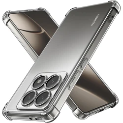 Transparent Shockproof Silicone Soft Case For Xiaomi Mi 15 14 14T 13 13T 12 12X 12S 12T Pro Lite 5G Clear Ultra Thin Back Cover