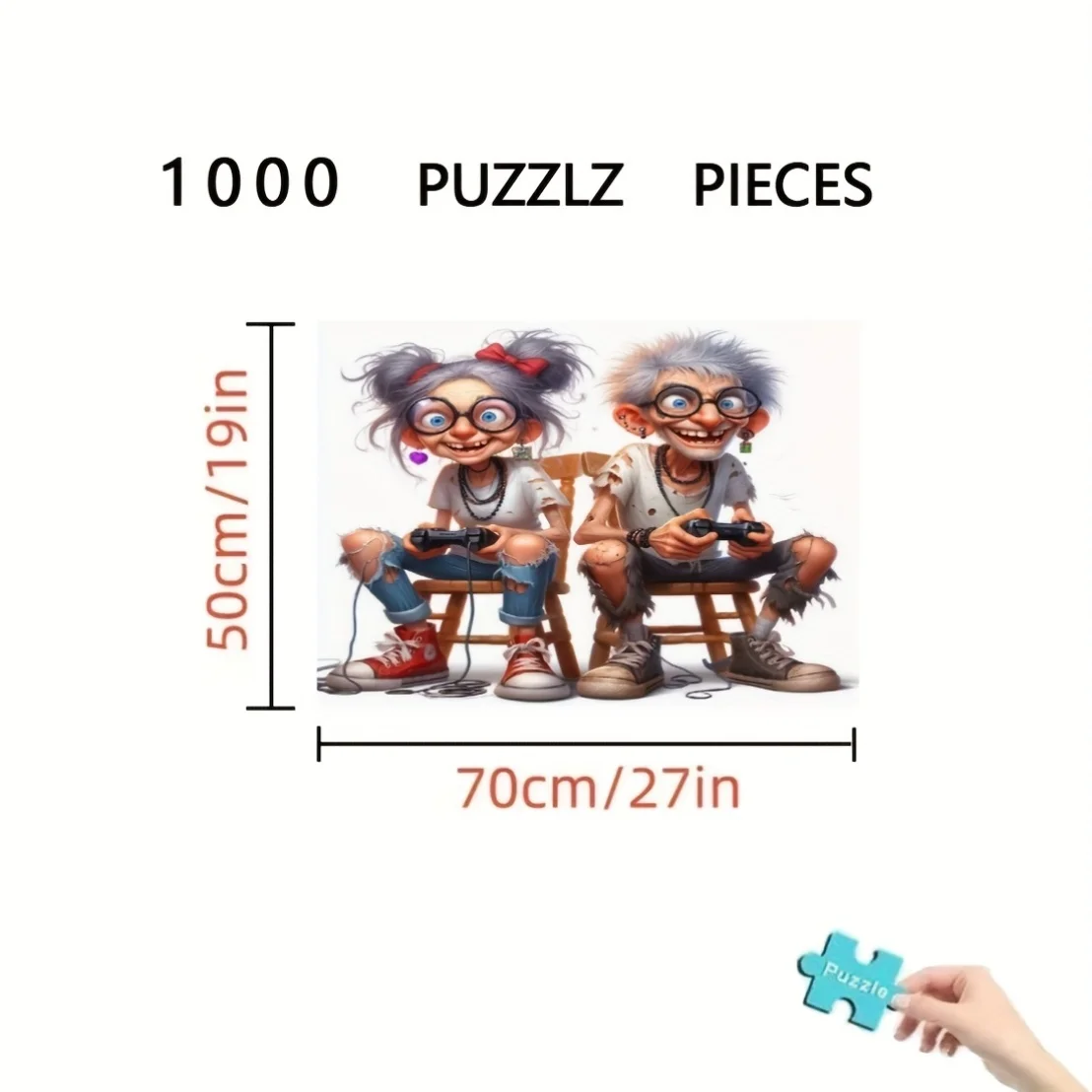 1000ピース レトロゲーム ジグソーパズル 2D漫画キャラクター＆懐かしいビデオゲームアート - 挑戦的な大型パズルセット