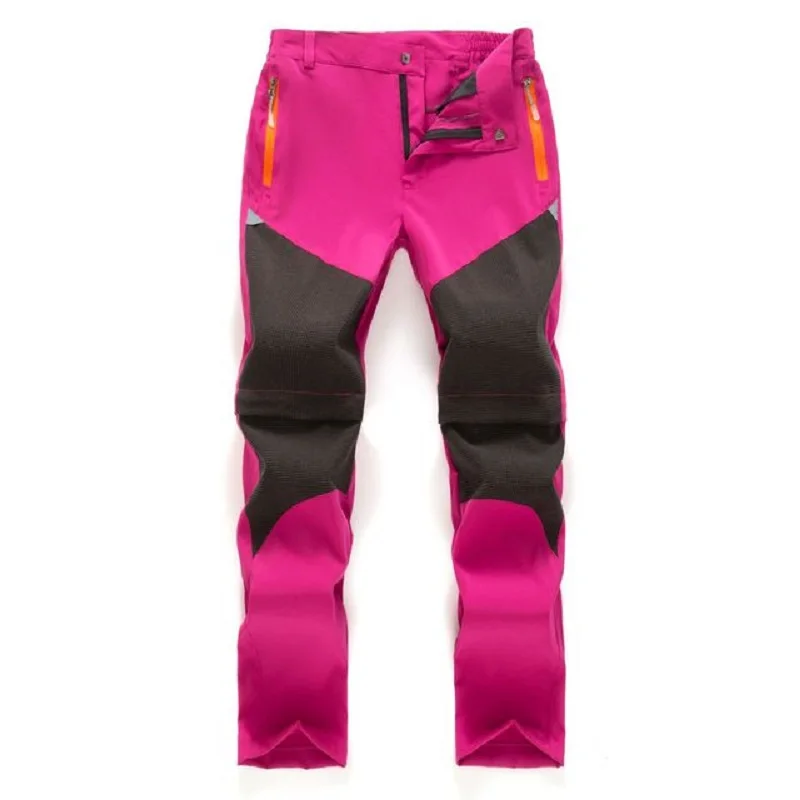 2026 Summer Quick-Drying Detachable Children Climbing Trousers Girls Boys Hiking Pant Waterproof Sporty Spring Kids Outfits