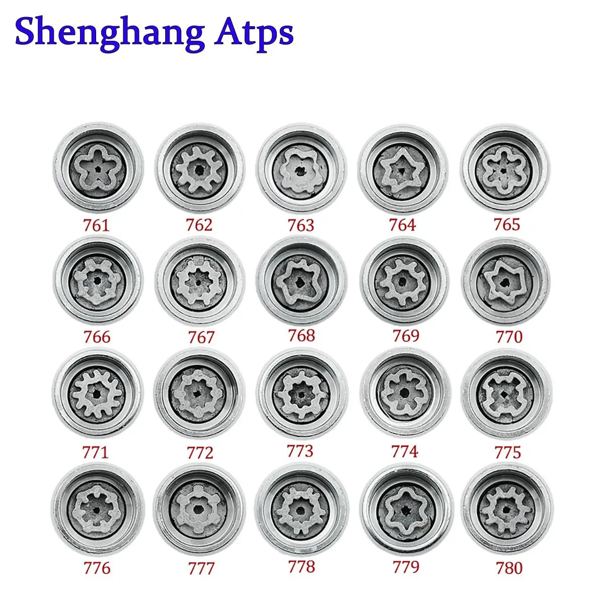 1Pcs #761 - #770 For Skoda Car Tire Anti-Theft Screw Removal Tool Socket Wrench Disassembly Tool Key Sleeve Repair Kit