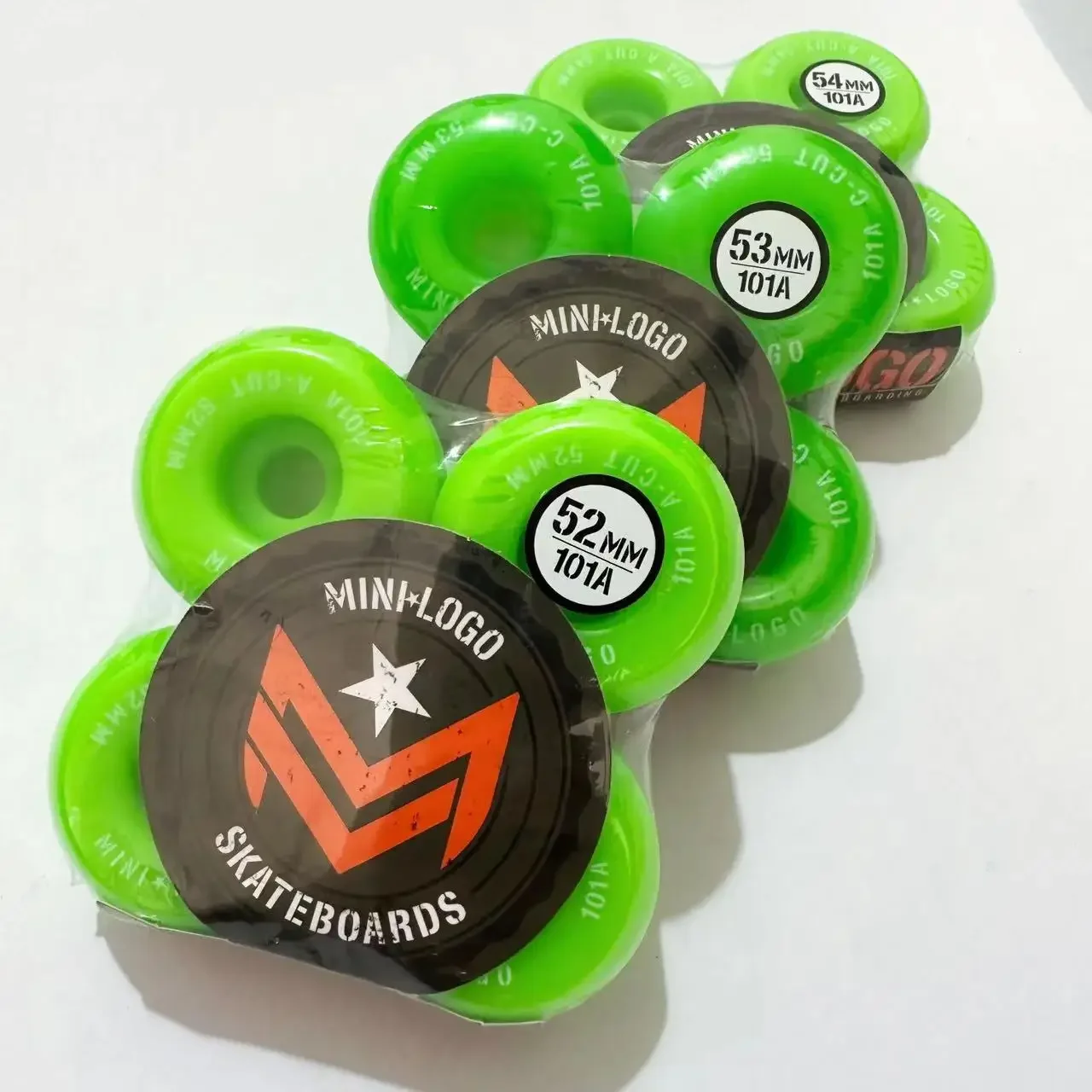 Rodas originais do skate minilgo, 52mm, 105a, 53mm, 54mm, 95a