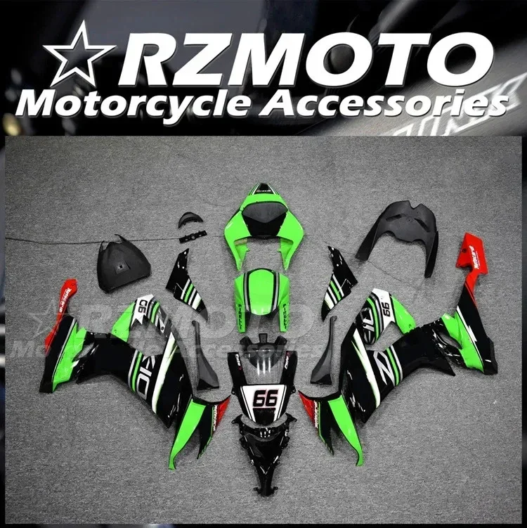 

4Gifts New ABS Full Fairings Kit Fit For KAWASAKI ZX-10R ZX10R 2008 2009 2010 08 09 10 Bodywork Set Custom Green