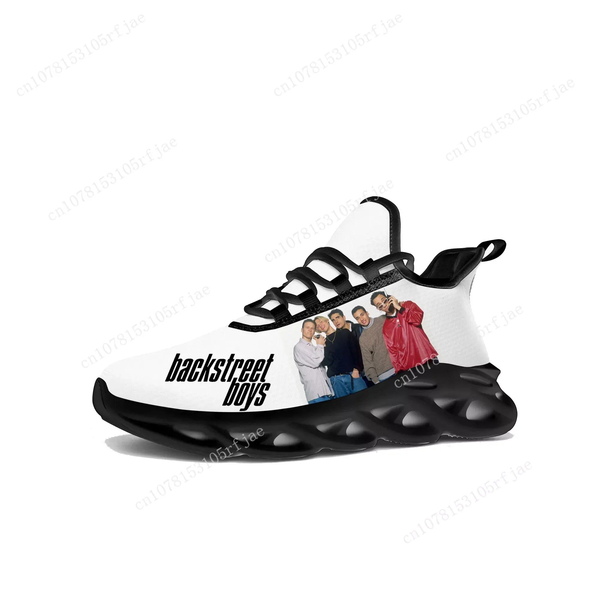 Backstreet Boys Band Bsb Flats Sneakers Heren Dames Pop Sport Hardloopschoen Sneaker Veterschoenen Op Maat Gemaakt Schoen Zwart