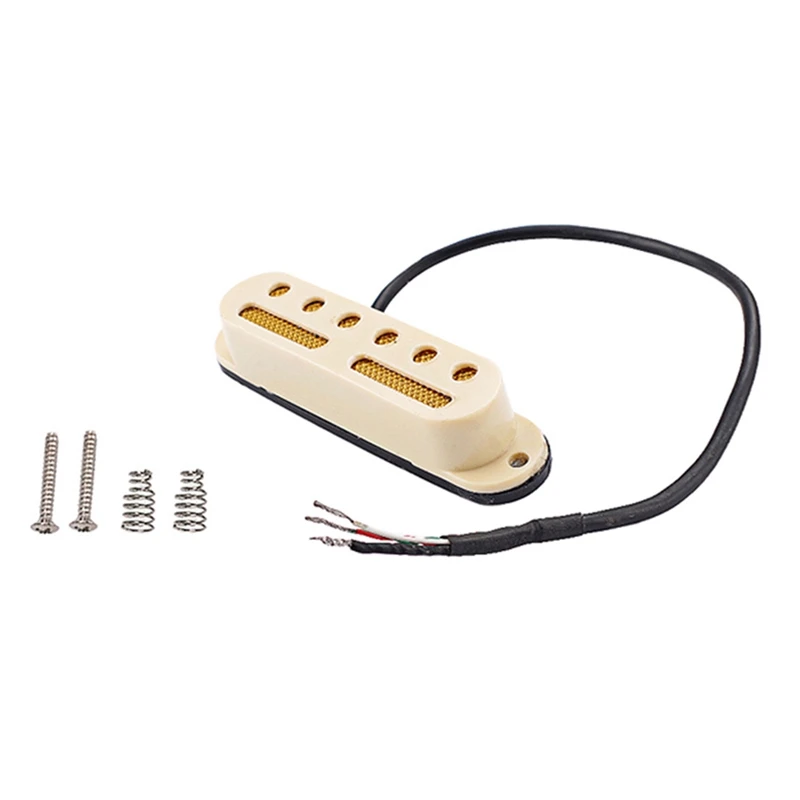 Guitar Hot Rails Pickup Dual Coil 4 Wires Mini Humbucker Neck Pickup For Stratocaster Guitar Parts